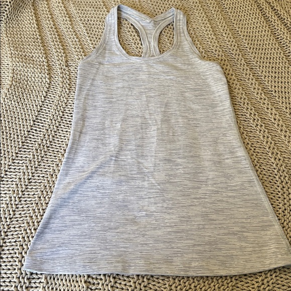 Gray Racerback Tank Top size 4 - Picture 1 of 4